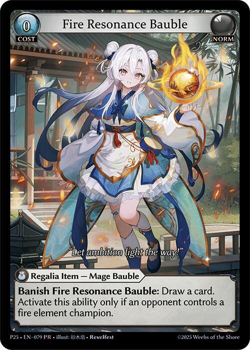 Fire Resonance Bauble 079 (Promotional Cards)  | Good Games Adelaide SA