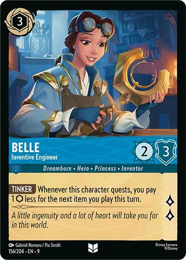 Belle Inventive Engineer 156/204 (Fabled)  - Cold Foil | Good Games Adelaide SA