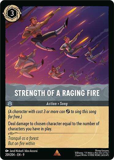 Strength of a Raging Fire 201/204 (Fabled)  | Good Games Adelaide SA