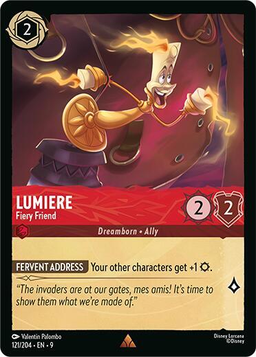 Lumiere Fiery Friend 121/204 (Fabled)  - Cold Foil | Good Games Adelaide SA