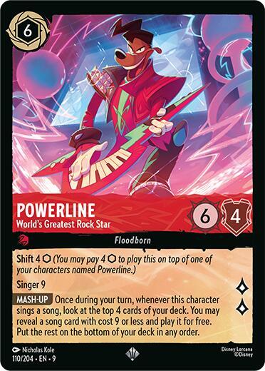 Powerline Worlds Greatest Rock Star 110/204 (Fabled)  | Good Games Adelaide SA