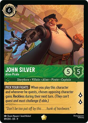 John Silver Alien Pirate 89/204 (Fabled)  | Good Games Adelaide SA