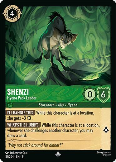 Shenzi Hyena Pack Leader 87/204 (Fabled)  | Good Games Adelaide SA