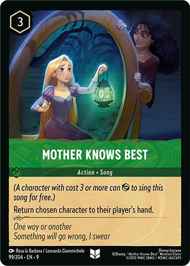 Mother Knows Best 99/204 (Fabled)  | Good Games Adelaide SA