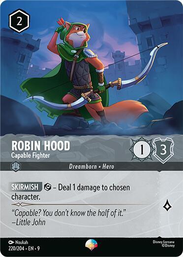 Robin Hood Capable Fighter Epic 220/204 (Fabled)  - Holofoil | Good Games Adelaide SA