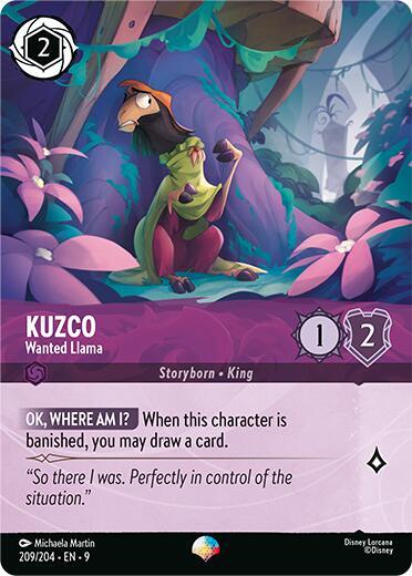 Kuzco Wanted Llama Epic 209/204 (Fabled)  - Holofoil | Good Games Adelaide SA
