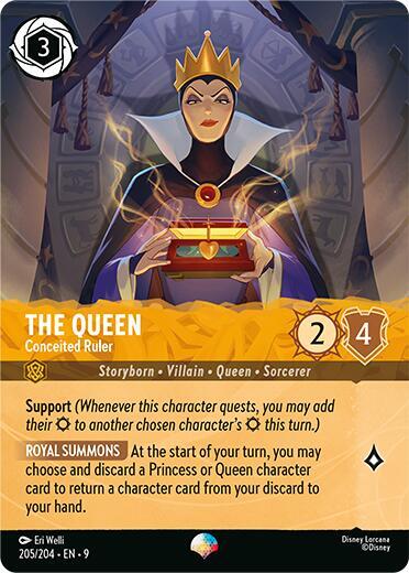 The Queen Conceited Ruler Epic 205/204 (Fabled)  - Holofoil | Good Games Adelaide SA