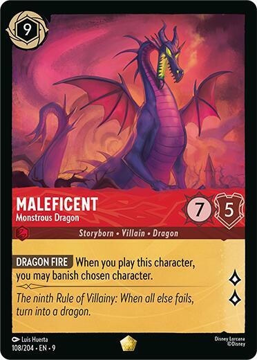 Maleficent Monstrous Dragon 108/204 (Fabled)  | Good Games Adelaide SA