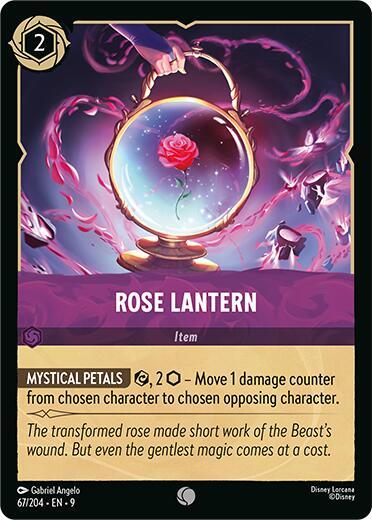 Rose Lantern 67/204 (Fabled)  - Cold Foil | Good Games Adelaide SA