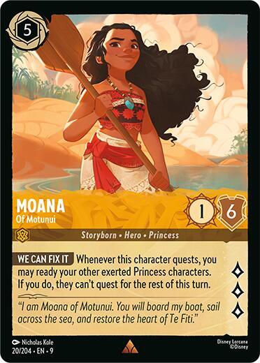 Moana Of Motunui 20/204 (Fabled)  | Good Games Adelaide SA