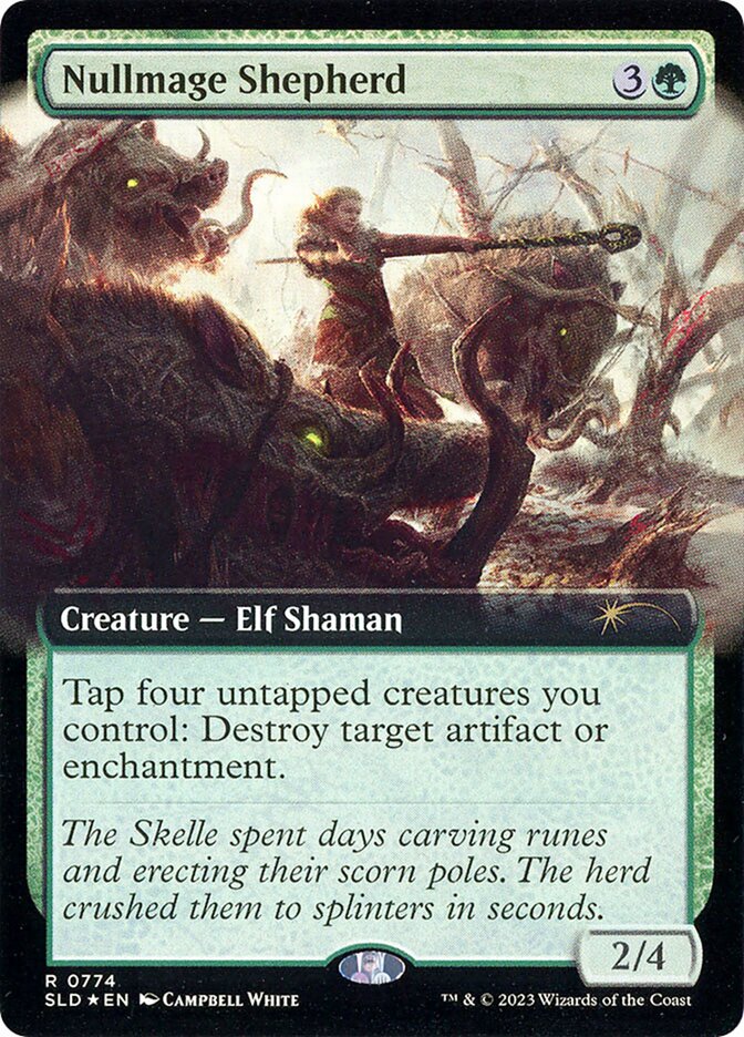 Nullmage Shepherd Extended Art 774 (Secret Lair Drop Series)  - Foil | Good Games Adelaide SA