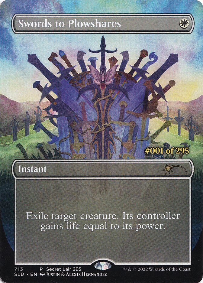 Swords to Plowshares Serial Numbered 713 (Secret Lair Drop Series)  | Good Games Adelaide SA