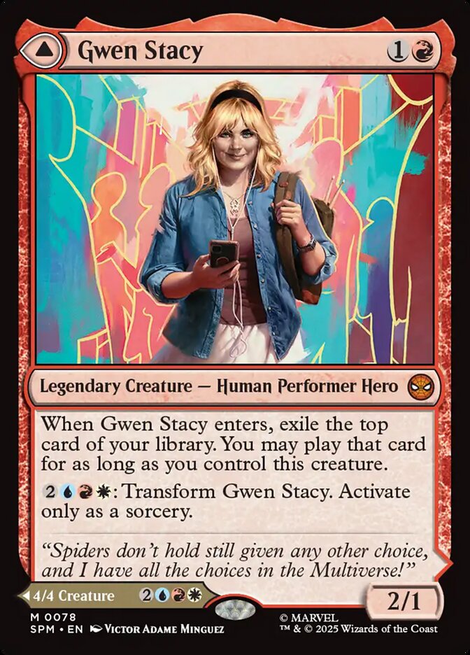 Gwen Stacy // Ghost-Spider 78 (Marvel's Spider-Man)  - Foil | Good Games Adelaide SA