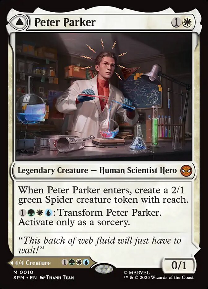 Peter Parker // Amazing Spider-Man 10 (Marvel's Spider-Man)  - Foil | Good Games Adelaide SA