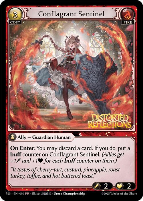 Conflagrant Sentinel 090 (Promotional Cards)  - Foil | Good Games Adelaide SA