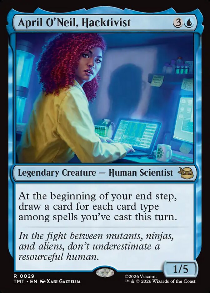 April O'Neil, Hacktivist 29 (Teenage Mutant Ninja Turtles)  - Foil | Good Games Adelaide SA