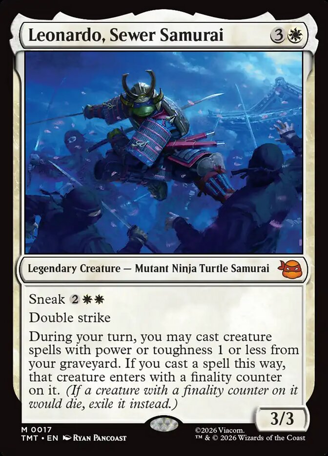 Leonardo, Sewer Samurai 17 (Teenage Mutant Ninja Turtles)  - Foil | Good Games Adelaide SA