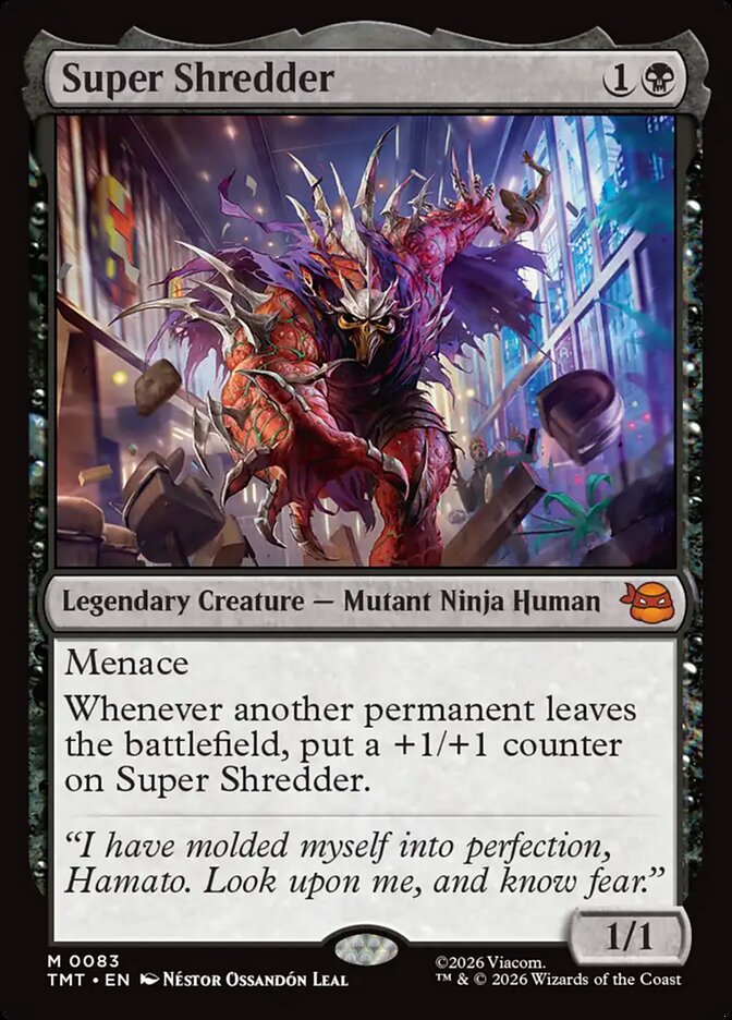 Super Shredder 83 (Teenage Mutant Ninja Turtles)  - Foil | Good Games Adelaide SA