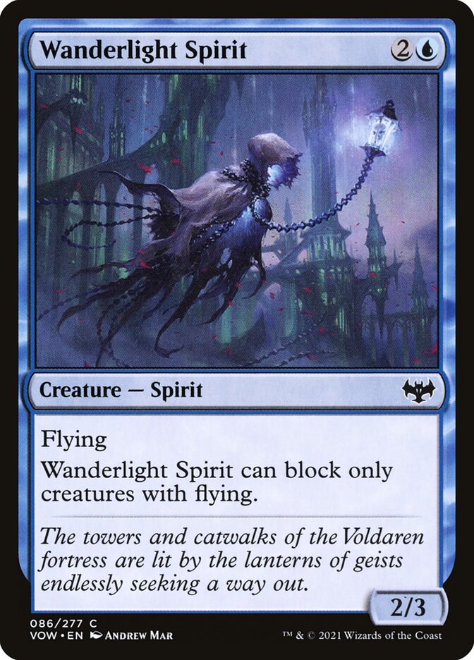 Wanderlight Spirit 86 (Innistrad: Crimson Vow)  - Foil | Good Games Adelaide SA