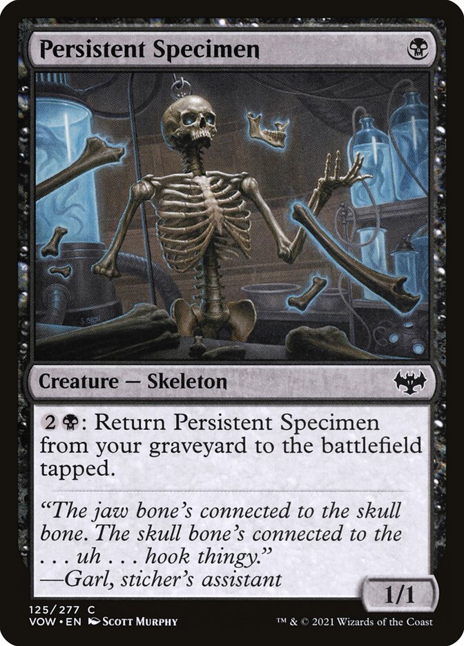Persistent Specimen 125 (Innistrad: Crimson Vow)  - Foil | Good Games Adelaide SA