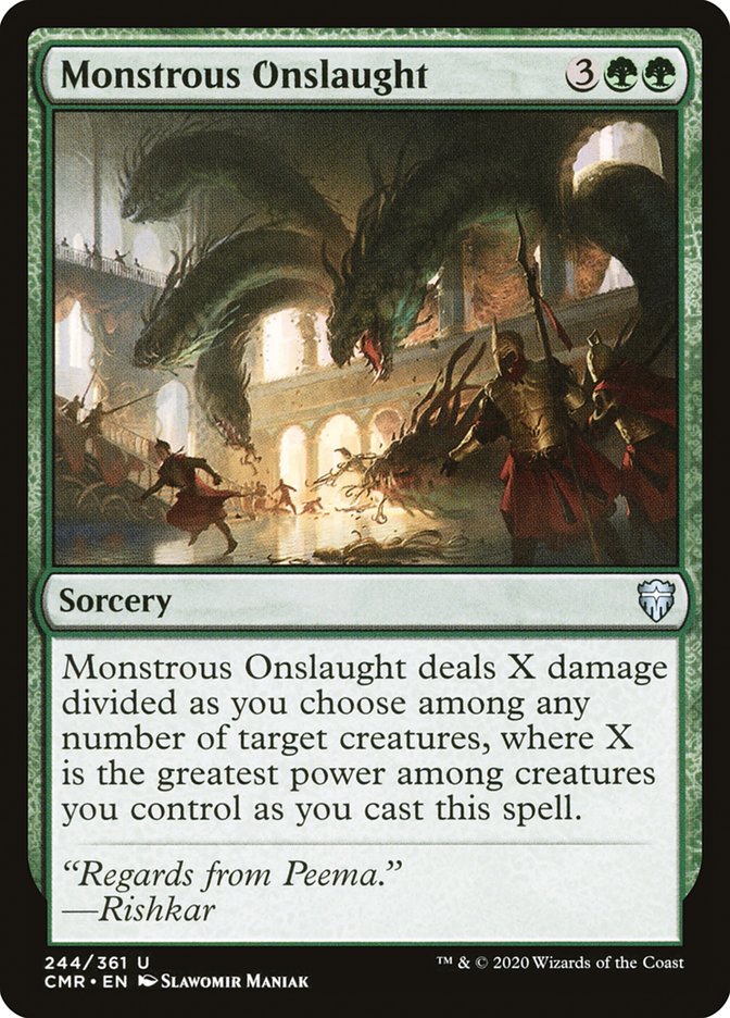 Monstrous Onslaught 244 (Commander Legends)  - Foil | Good Games Adelaide SA