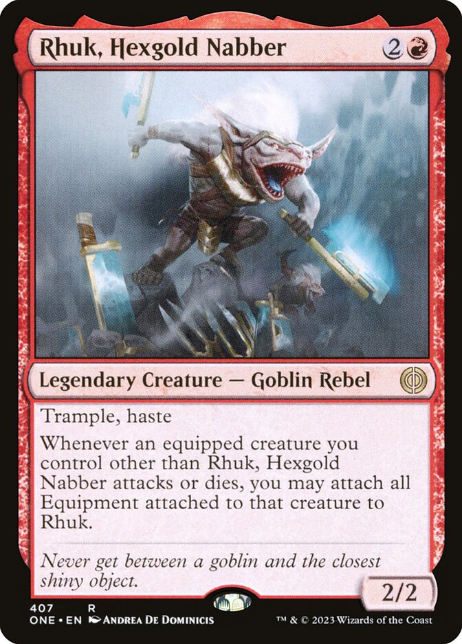 Rhuk, Hexgold Nabber 407 (Phyrexia: All Will Be One)  | Good Games Adelaide SA