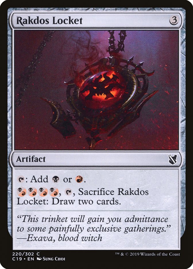 Rakdos Locket 220 (Commander 2019)  | Good Games Adelaide SA