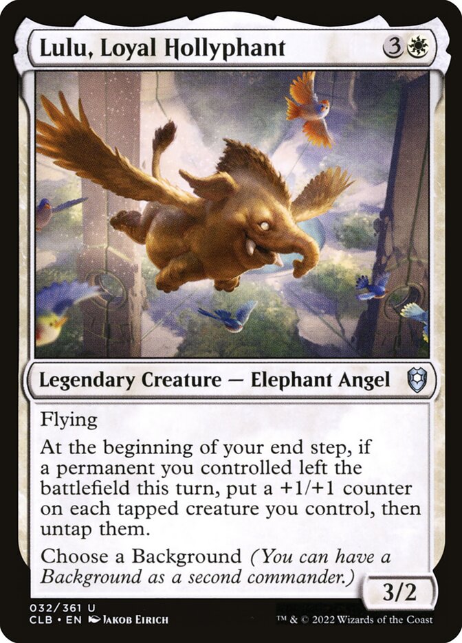 Lulu Loyal Hollyphant 32 (Commander Legends: Battle for Baldur's Gate)  | Good Games Adelaide SA