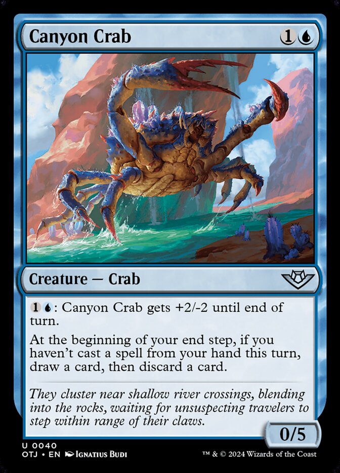 Canyon Crab 40 (Outlaws of Thunder Junction)  - Foil | Good Games Adelaide SA