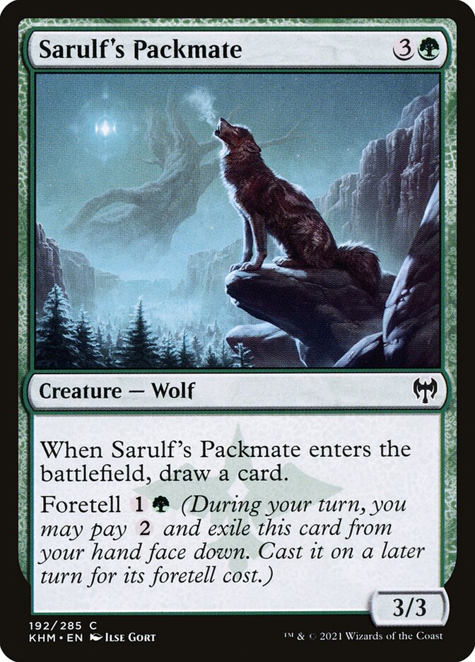 Sarulf's Packmate 192 (Kaldheim)  | Good Games Adelaide SA
