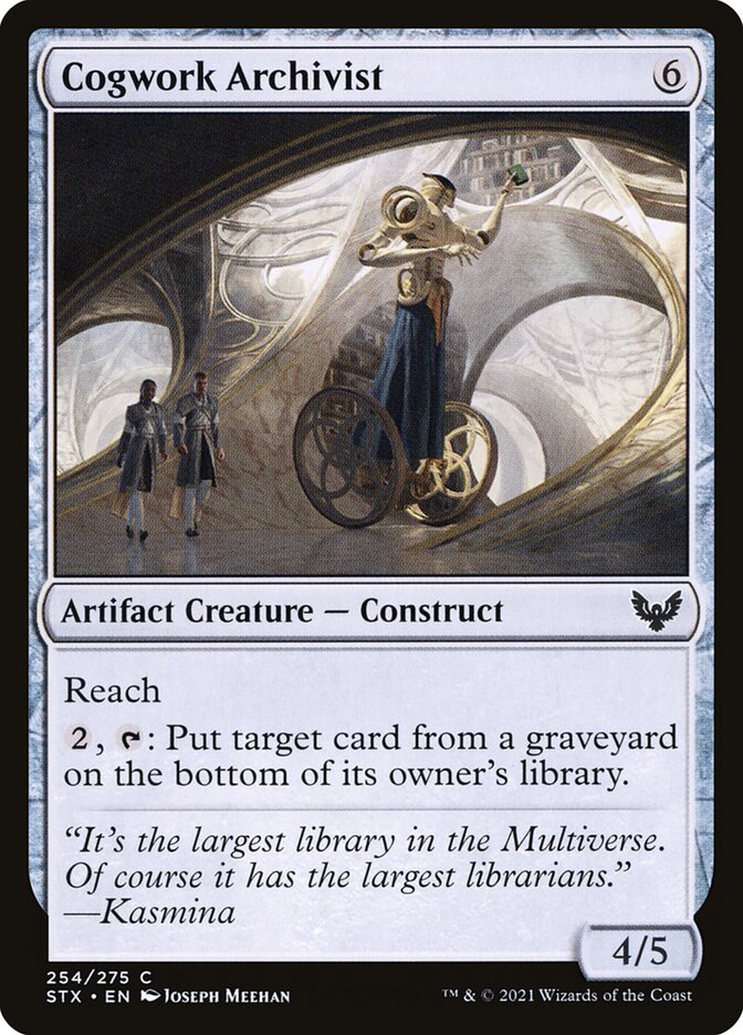 Cogwork Archivist 254 (Strixhaven: School of Mages)  - Foil | Good Games Adelaide SA