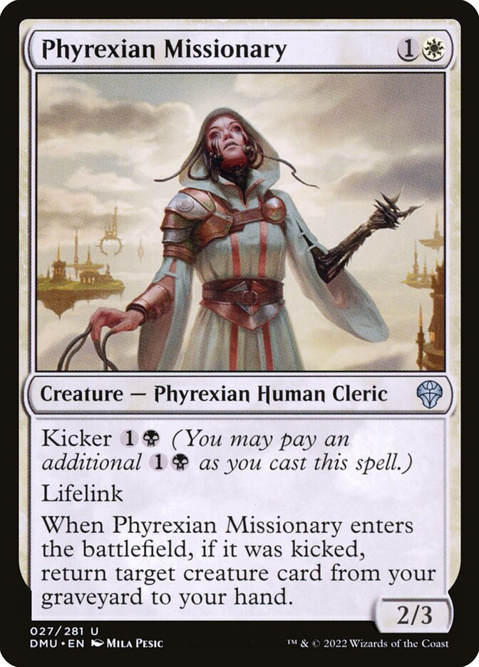 Phyrexian Missionary 27 (Dominaria United)  - Foil | Good Games Adelaide SA