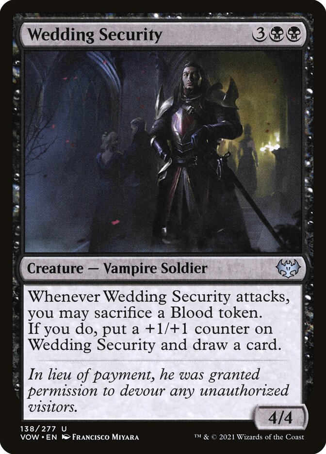 Wedding Security 138 (Innistrad: Crimson Vow)  - Foil | Good Games Adelaide SA