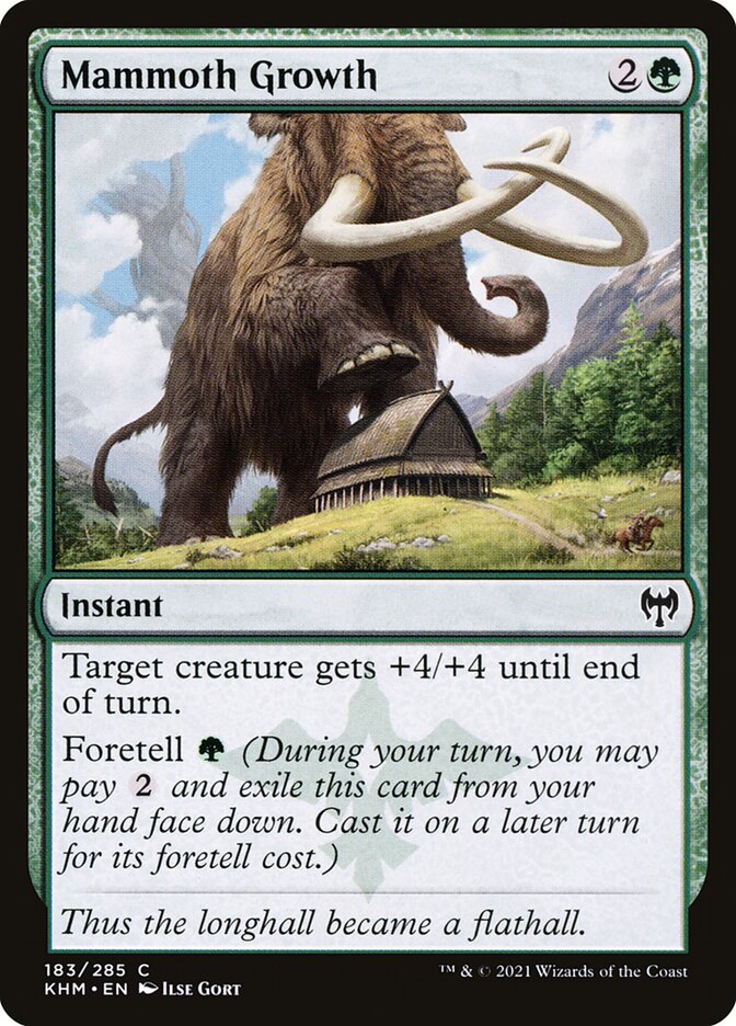 Mammoth Growth 183 (Kaldheim)  - Foil | Good Games Adelaide SA