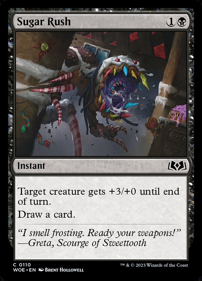 Sugar Rush 110 (Wilds of Eldraine)  - Foil | Good Games Adelaide SA