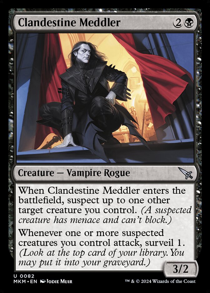 Clandestine Meddler 82 (Murders at Karlov Manor)  - Foil | Good Games Adelaide SA