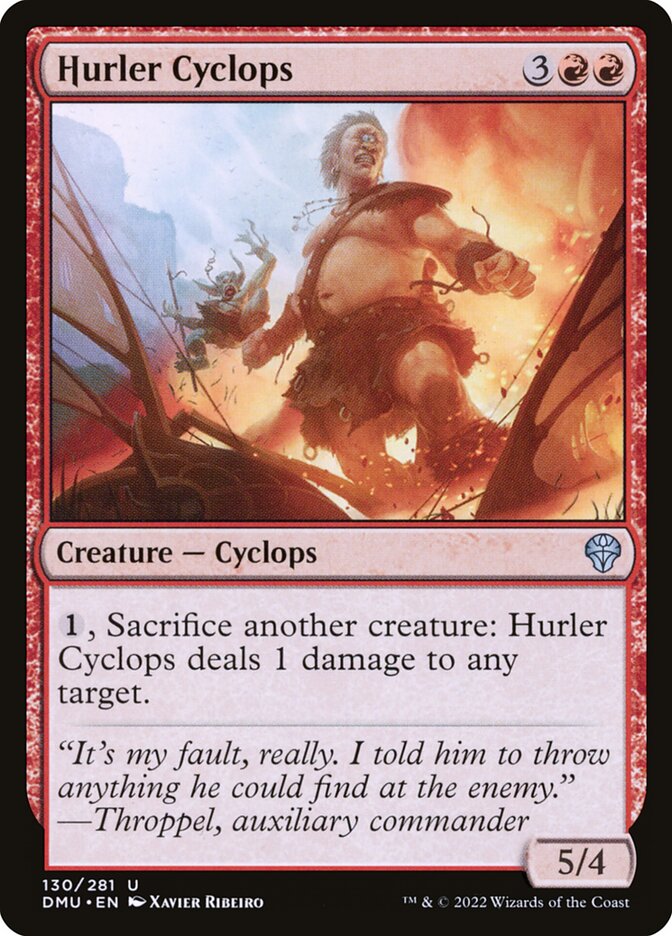 Hurler Cyclops 130 (Dominaria United)  - Foil | Good Games Adelaide SA