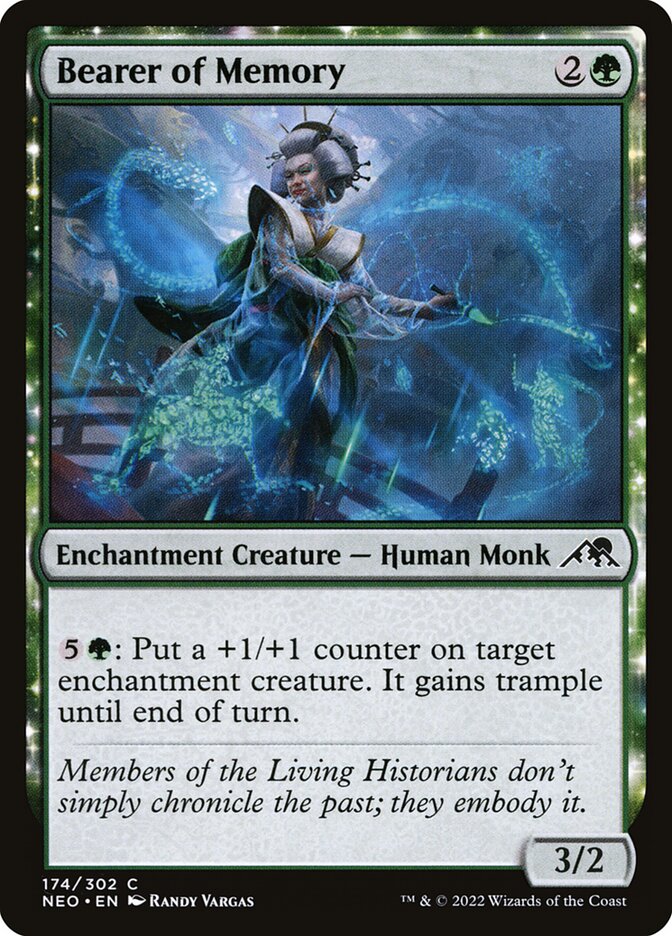 Bearer of Memory 174 (Kamigawa: Neon Dynasty)  - Foil | Good Games Adelaide SA