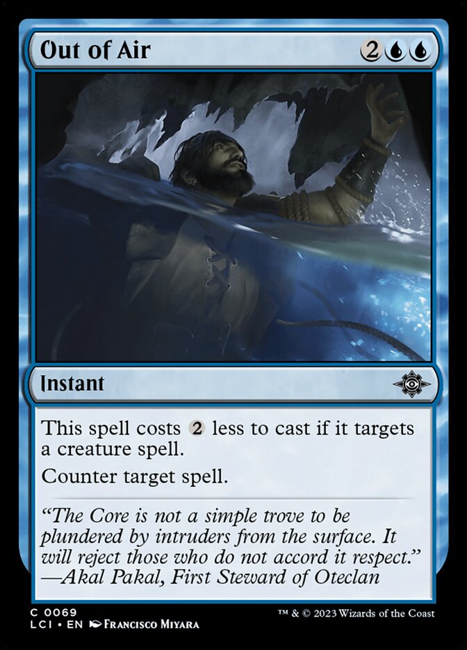 Out of Air 69/291 (The Lost Caverns of Ixalan)  - Foil | Good Games Adelaide SA