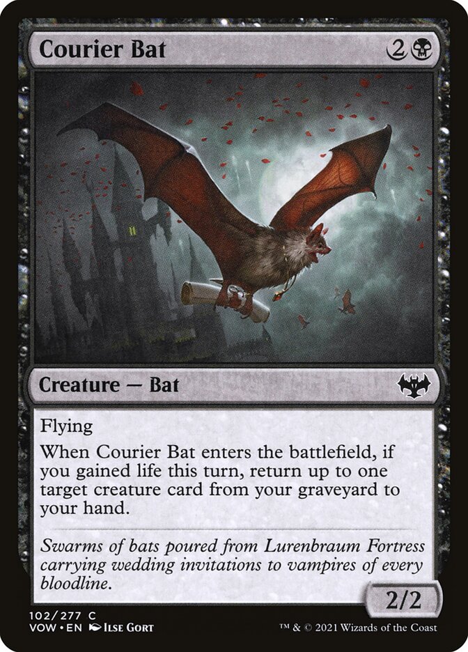 Courier Bat 102 (Innistrad: Crimson Vow)  | Good Games Adelaide SA