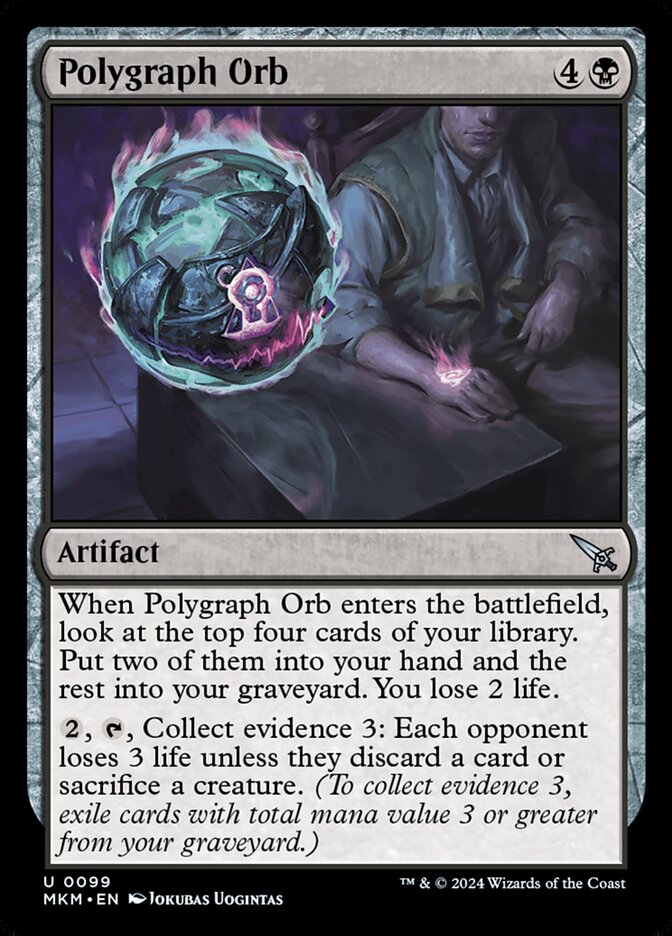 Polygraph Orb 99 (Murders at Karlov Manor)  - Foil | Good Games Adelaide SA