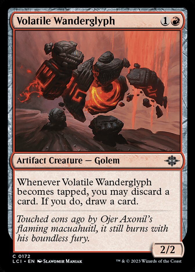 Volatile Wanderglyph 172 (The Lost Caverns of Ixalan)  - Foil | Good Games Adelaide SA