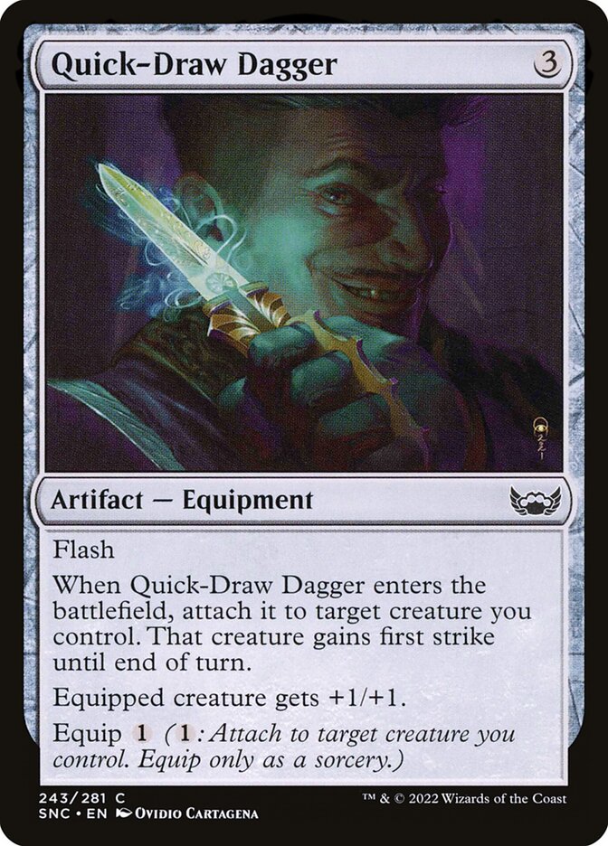 Quick-Draw Dagger 243 (Streets of New Capenna)  - Foil | Good Games Adelaide SA