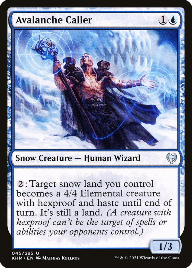 Avalanche Caller 45 (Kaldheim)  - Foil | Good Games Adelaide SA