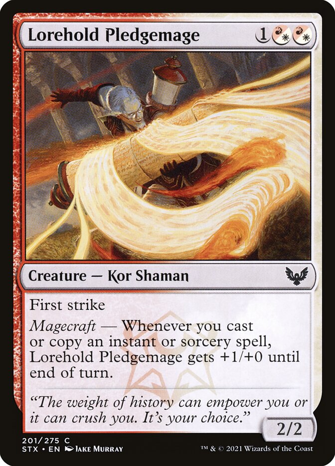 Lorehold Pledgemage 201 (Strixhaven: School of Mages)  | Good Games Adelaide SA