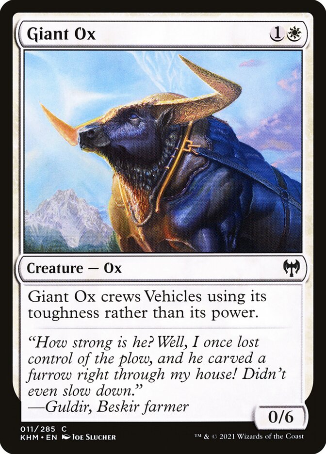 Giant Ox 11 (Kaldheim)  - Foil | Good Games Adelaide SA