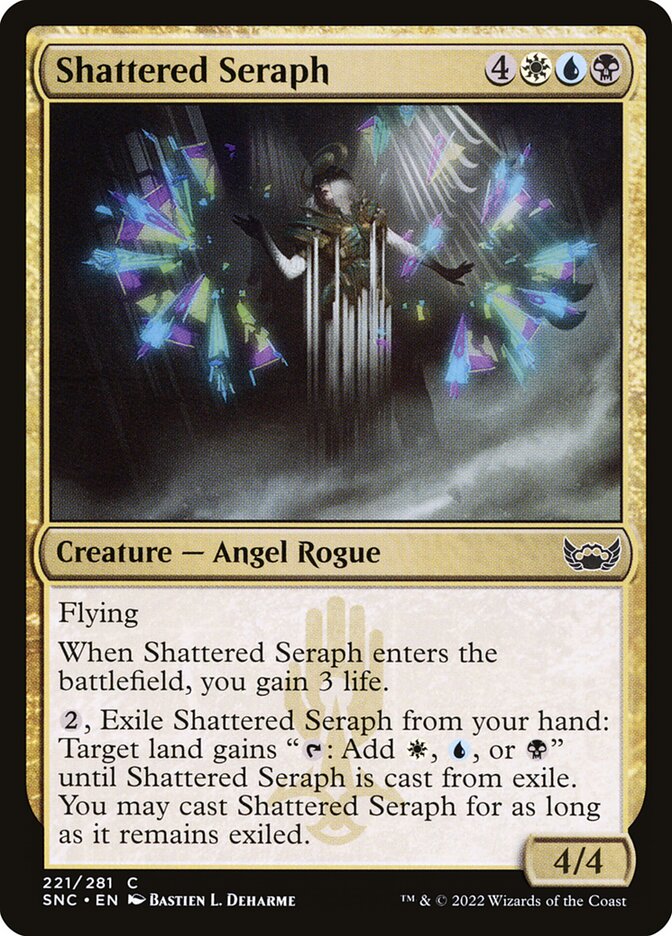 Shattered Seraph 221 (Streets of New Capenna)  - Foil | Good Games Adelaide SA