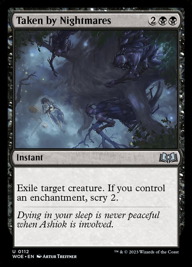 Taken by Nightmares 112 (Wilds of Eldraine)  - Foil | Good Games Adelaide SA