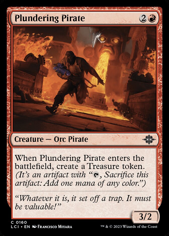 Plundering Pirate 160 (The Lost Caverns of Ixalan)  - Foil | Good Games Adelaide SA