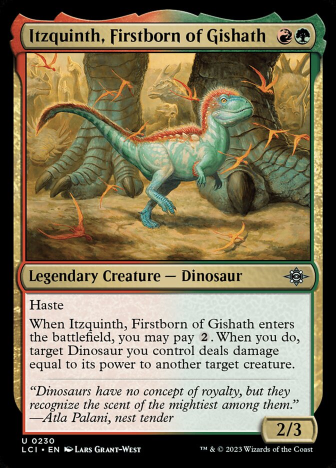 Itzquinth, Firstborn of Gishath 230 (The Lost Caverns of Ixalan)  | Good Games Adelaide SA